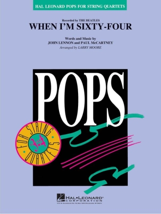 When I'm Sixty-Four for string quartet score and parts
