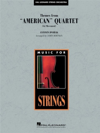 Antonn Dvork, Themes from American Quartet, Movement 1 Streichorchester Partitur