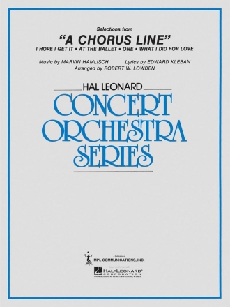 Selections from A Chorus Line Orchestra Partitur + Stimmen