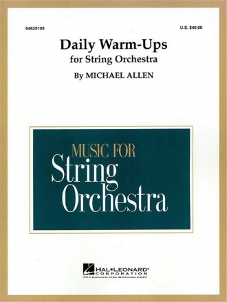 Daily Warm-Ups for String Orchestra Orchestra Partitur