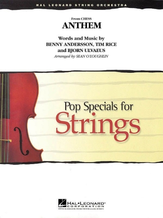 Benny Andersson_Bjrn Ulvaeus_Tim Rice, Anthem (from Chess) Streichensemble Partitur + Stimmen