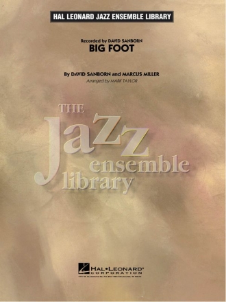 David Sanborn, Big Foot Big Band Partitur + Stimmen