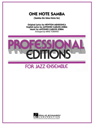 Antonio Carlos Jobim, One Note Samba Big Band Partitur + Stimmen