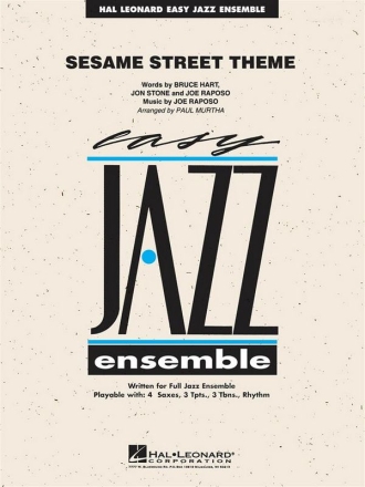 Sesam Street Theme Jazz Ensemble Partitur