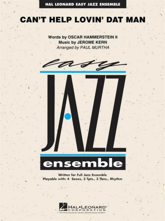 Can't Help Lovin' Dat Man Jazz Ensemble Partitur