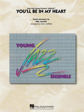 Phil Collins, You'll Be in My Heart Jazz Ensemble Partitur