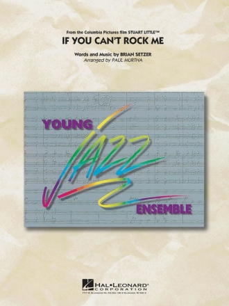 Brian Setzer, If You Can't Rock Me Jazz Ensemble Partitur + Stimmen