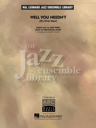 Thelonious Monk, Well You Needn't Big Band Partitur + Stimmen