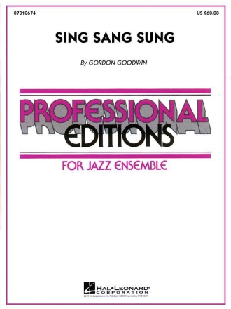 Sing Sang Sung for jazz ensemble score