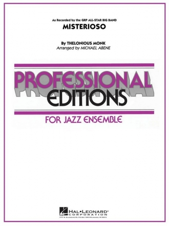 Thelonious Monk, Misterioso Jazz Ensemble Partitur