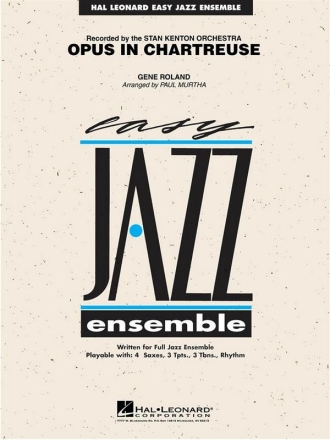 Stan Kenton, Opus In Chartreuse Jazz Ensemble Partitur