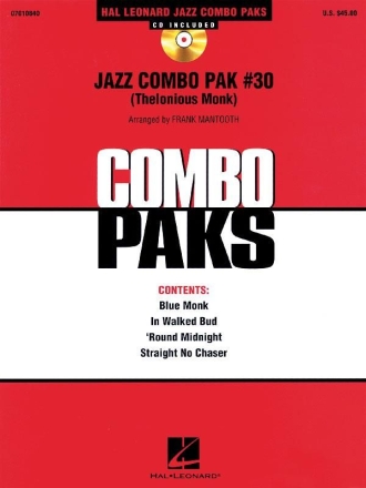 Blue Monk for jazz ensemble piano/conductor