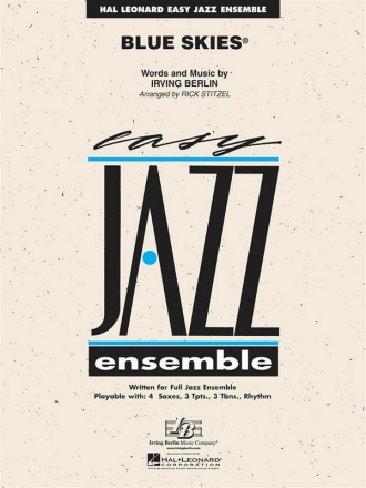 Irving Berlin, Blue Skies Jazz Ensemble Partitur