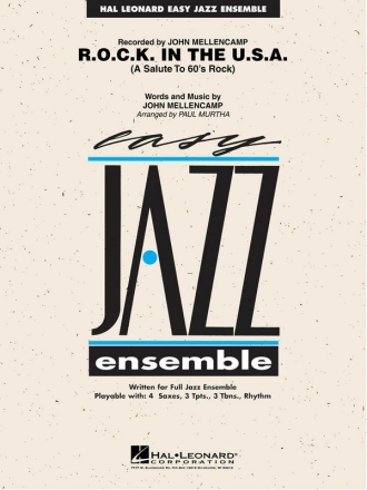 John Mellencamp, R.O.C.K. in the U.S.A. Jazz Ensemble Set+Audio-Online