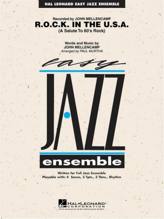 John Mellencamp, R.O.C.K. in the U.S.A. Jazz Ensemble Partitur