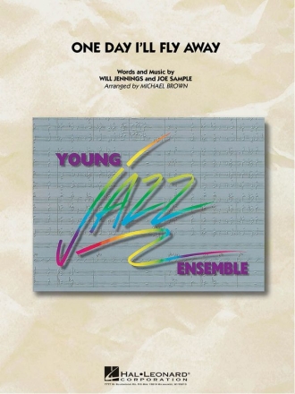 One Day I'll Fly Away Jazz Ensemble Partitur + Stimmen