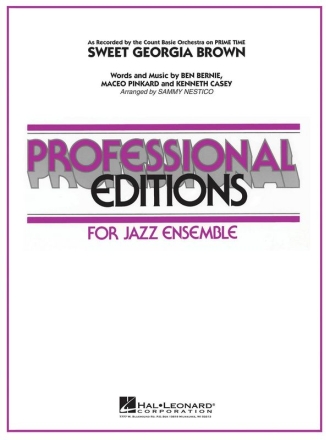 Sweet Georgia Brown Jazz Ensemble Partitur + Stimmen