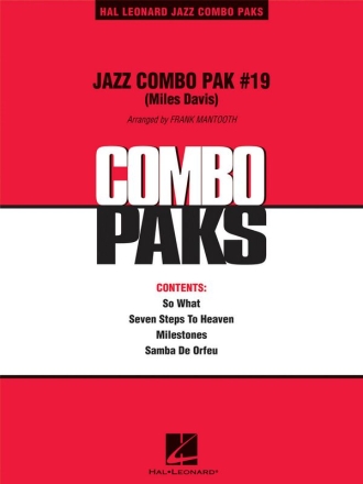 Jazz Combo Pak #19 (Miles Davis) Baritone Saxophone and Big Band Set+Audio-Online