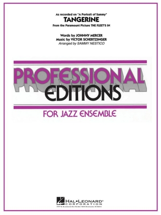 Johnny Mercer, Tangerine Jazz Ensemble Partitur + Stimmen