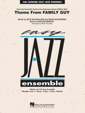 Theme From Family Guy Jazz Ensemble Partitur + Stimmen