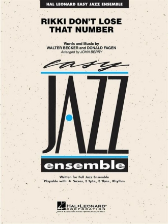 Donald Fagen, Rikki Don't Lose That Number Jazz Ensemble Partitur
