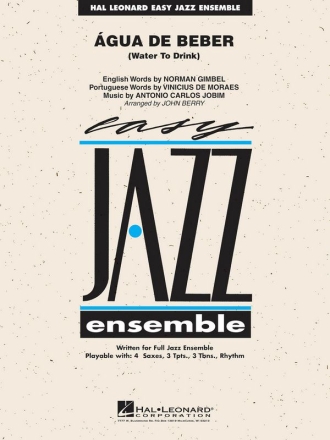 Antonio Carlos Jobim, Agua de Beber (Water to Drink) Jazz Ensemble Set+Audio-Online