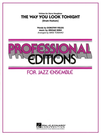 Dorothy Fields_Jerome Kern, The Way You Look Tonight Jazz Ensemble Partitur + Stimmen