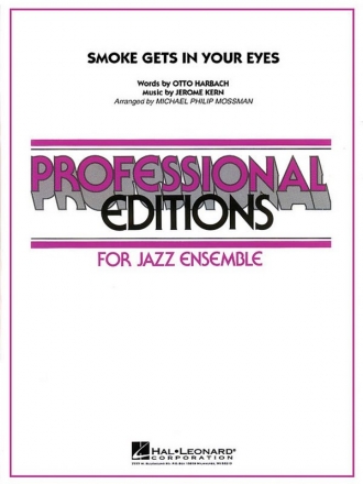 Jerome Kern, Smoke Gets in Your Eyes Jazz Ensemble Partitur