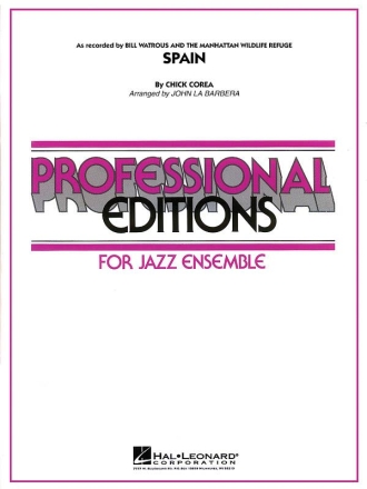 Chick Corea, Spain Big Band Partitur + Stimmen