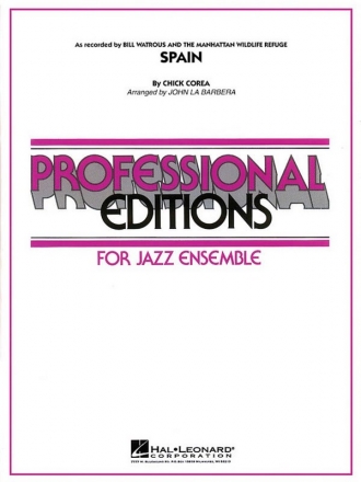 Chick Corea, Spain Big Band Partitur