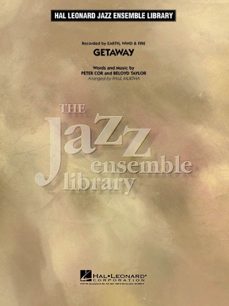 Beloyd Taylor_Peter Cor, Getaway Big Band Partitur + Stimmen