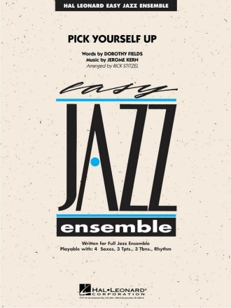 Dorothy Fields_Jerome Kern, Pick Yourself Up Jazz Ensemble Partitur + Stimmen