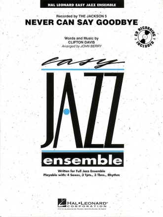 Clifton Davis, Never Can Say Goodbye Jazz Ensemble Partitur