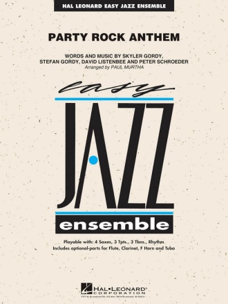 Party Rock Anthem for easy jazz ensemble score and parts