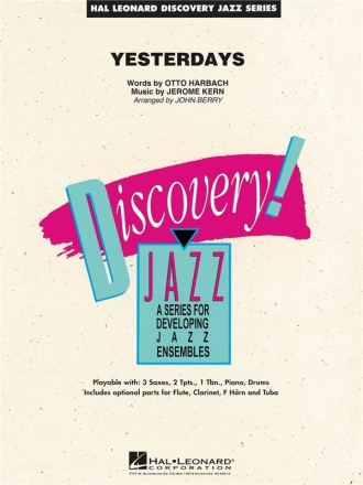 Jerome Kern, Yesterdays Big Band Partitur