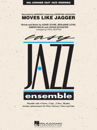 Adam Levine_Ammar Malik_Benjamin Levin_Johan Schuster, Moves like jagg Jazz Ensemble Partitur