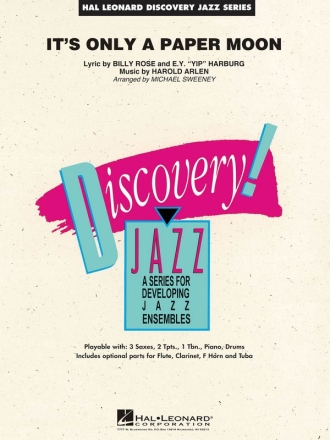Billy Rose_Harold Arlen_Yip Harburg, It's Only A Paper Moon Big Band Partitur + Stimmen