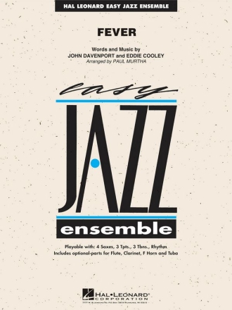 Eddie Cooley_John Davenport, Fever Jazz Ensemble Partitur + Stimmen