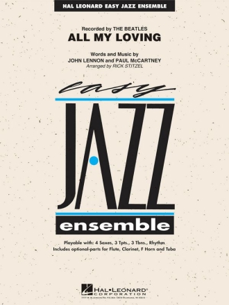John Lennon_Paul McCartney, All My Loving Jazz Ensemble Partitur + Stimmen