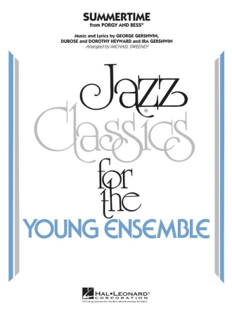 George Gershwin, Summertime (from Porgy and Bess) Jazz Ensemble Partitur + Stimmen