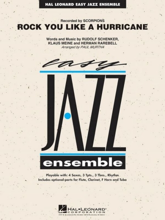 Herman Rarebell_Klaus Meine_Rudolf Schenker, Rock You Like a Hurricane Jazz Ensemble Partitur