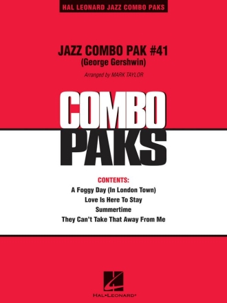 Jazz Combo Pak vol. 41 for jazz combo piano conductor and parts