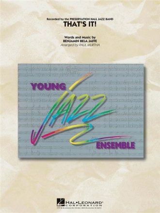 Benjamin Bela Jaffe, That's It! Jazz Ensemble Partitur