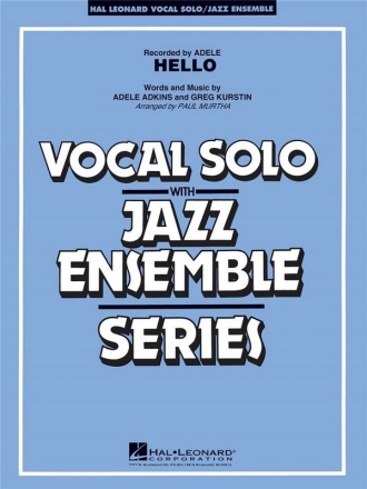 Adele Adkins, Hello Vocal Solo and Jazz Ensemble Partitur