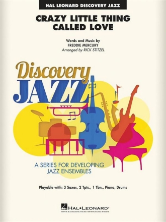 Freddie Mercury, Crazy Little Thing Called Love Jazz Ensemble Partitur + Stimmen