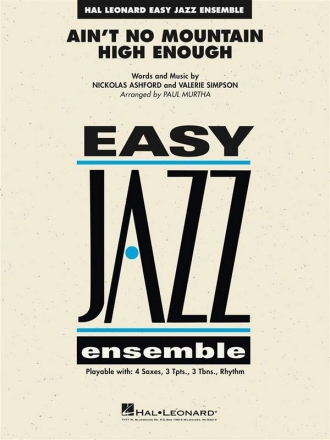 Ain't No Mountain High Enough for jazz ensemble score and parts