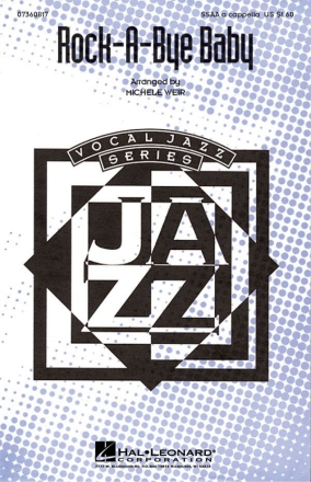 Rock-A-Bye Baby SSAA a Cappella Chorpartitur