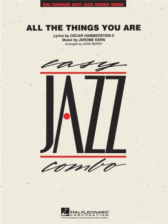 Jerome Kern, All The Things You Are 4-Part Wind Instruments and Rhythm Section [Jazz Ensemble] Partitur