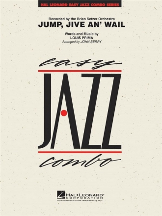 Louis Prima, Jump, Jive an' Wail 4-Part Wind Instruments and Rhythm Section [Jazz Ensemble] Partitur