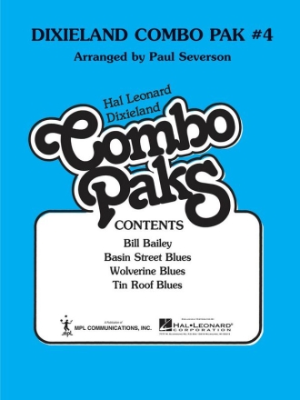 Dixieland Combo Pak 4 Jazz Ensemble Set+Audio-Online